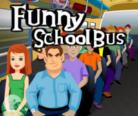 Веселый школьный автобус