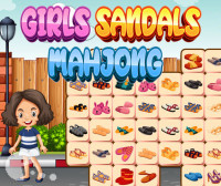 Girls Sandals Mahjong