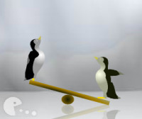 Пингвины с трамплина