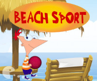Финес и Ферб Спорт на пляже