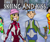 Лыжи и поцелуй