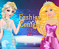 Эльза и Барби конкурс моды 2