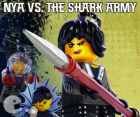Лего Нинджаго Ния против армии акул