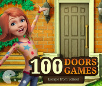 100 игр дверей Побег из школы