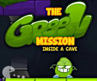 Зеленая миссия внутри пещеры