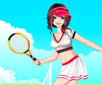 Теннис девушка Одевалка