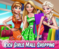 Богатые девушки покупки в торговом центре