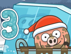 Свинья в луже 3 Рождество